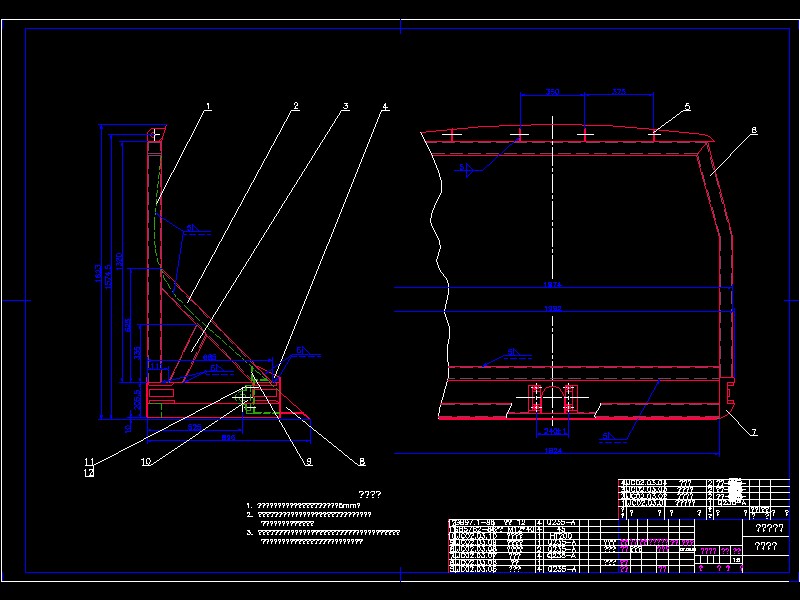 QC049-YD5141SYZ后压缩式垃圾车的上装箱体设计[全套CAD和文档]